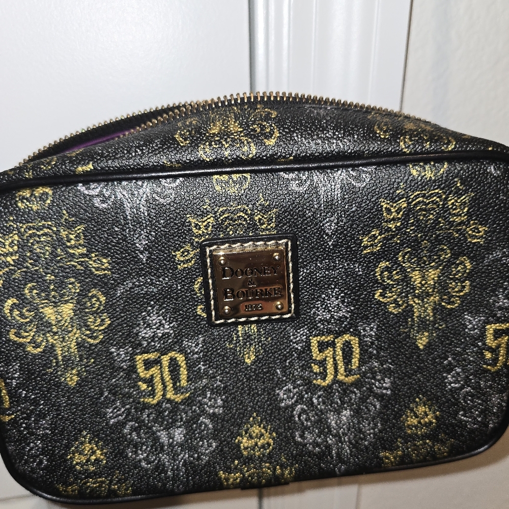 Dooney & Bourke Black and Gold Crossbody DISNEY 5OTH Anniversary - Picture 2 of 6